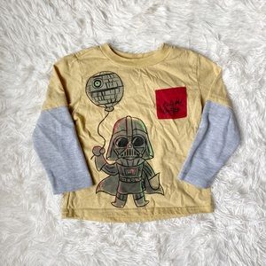 Star Wars Darth Vader Boy 2T Long Sleeve Shirt